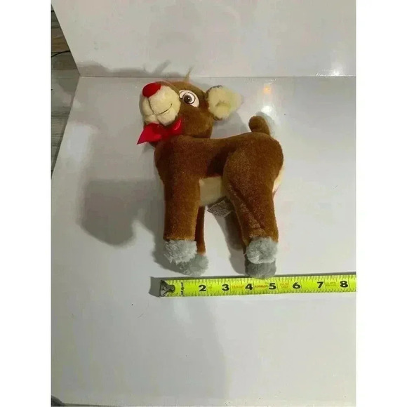 Applause Red Nosed Reindeer Plush Stuffed animal Small - Picture 10 of 12